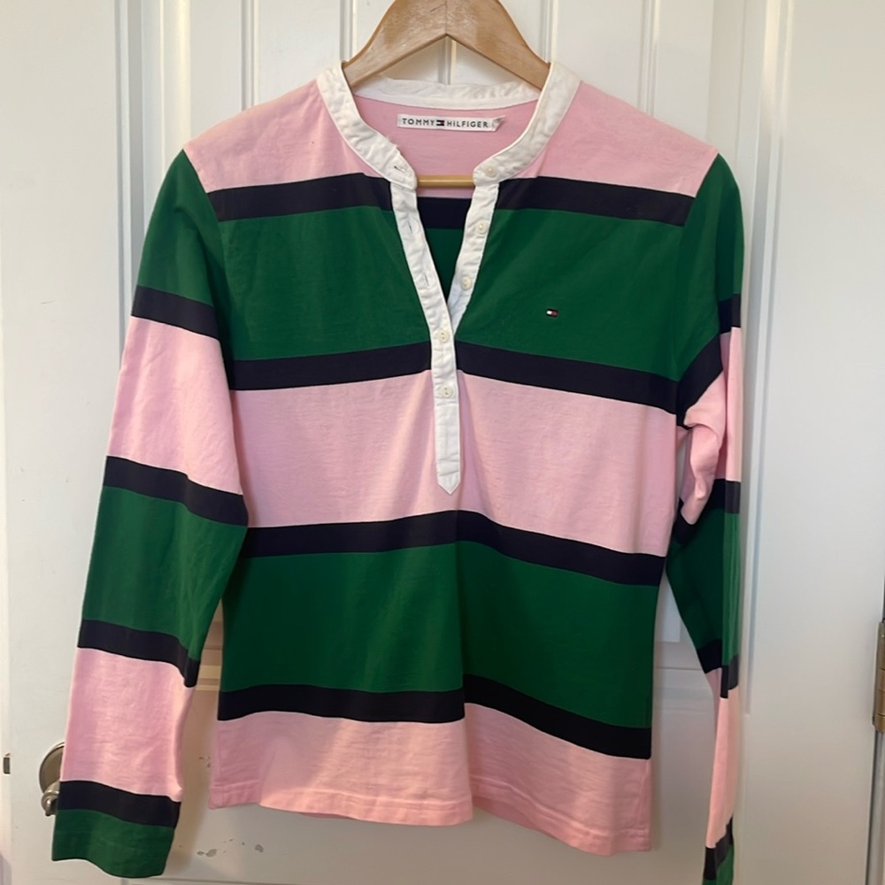Vintage Tommy Hilfiger rugby style shirt